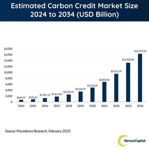 Estimated Carbon Credit Market Size 2024 to 2024